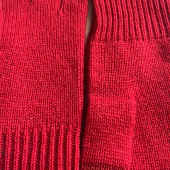 Nordstrom Cashmere Gloves, One Size -Red - Picture 3 of 5